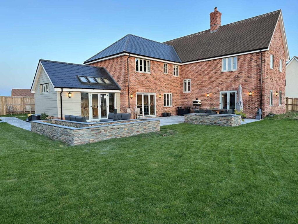 RIBOLLA GREY IPSWICH SUFFOLK PATIO DRIVEWAY BLOCK BRICK PAVING WALKWAY LANDSCAPING TURF DECK BRICK RESIN AGGREGATE CONCRETE STONE PERGOLA VERANDA PROFESSIONAL INSTALLATION SERVICES